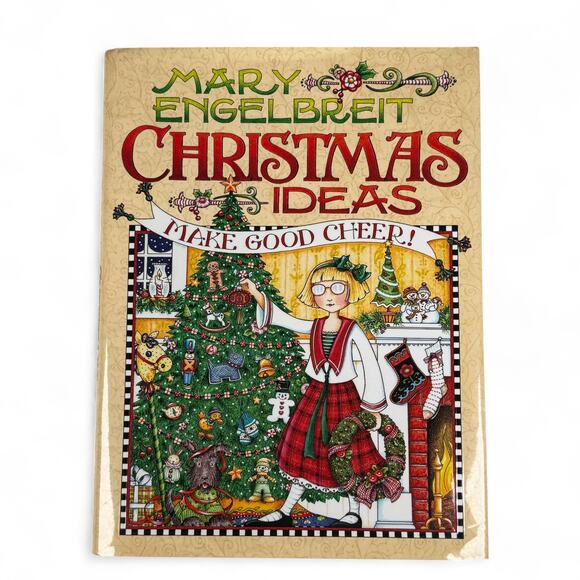 Mary Engelbreit Christmas Ideas Hardcover Book Make Good Cheer! Holiday Crafts - Picture 1 of 7